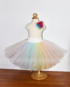 Pastel Rainbow Kids Tulle Skirt - C'est Ça New York