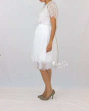 Brigitte Bridal Lace Tulle Skirt - Midi - C'est Ça New York