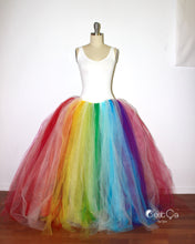 Bright Rainbow Maxi Tulle Skirt - C'est Ça New York