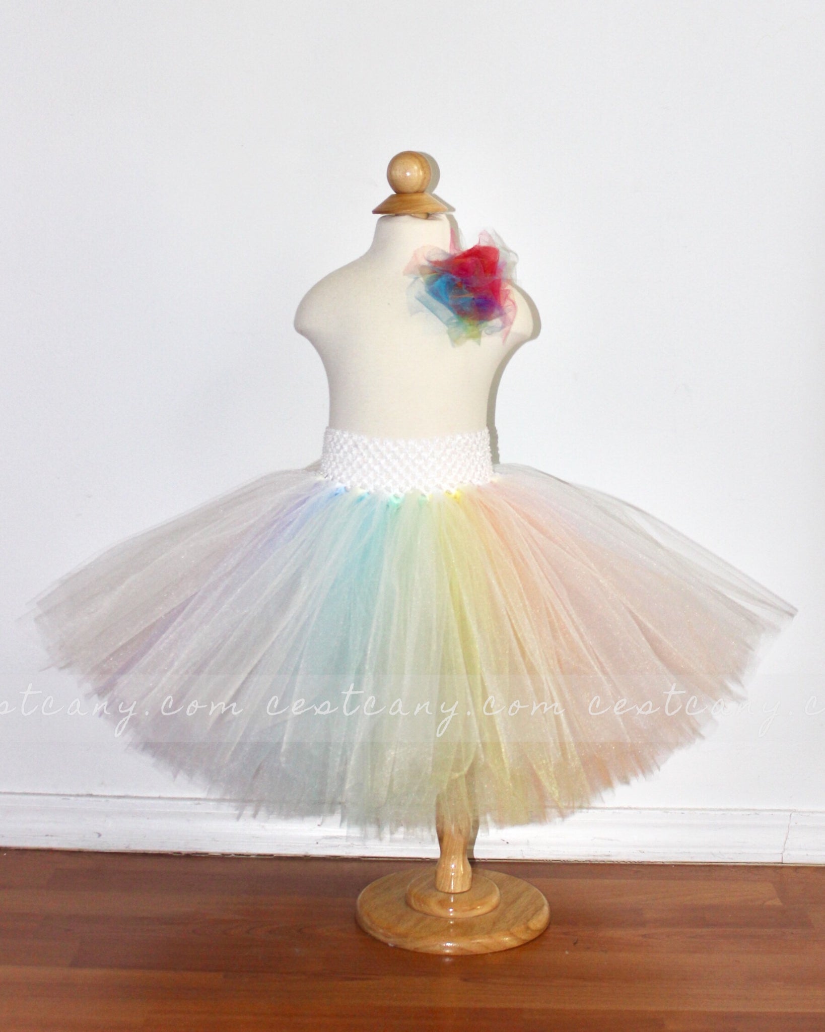 Pastel Rainbow Kids Tulle Skirt – C'est Ça New York