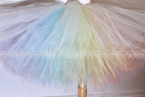 Pastel Rainbow Kids Tulle Skirt - C'est Ça New York