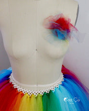 Bright Rainbow Midi Tulle Skirt - C'est Ça New York