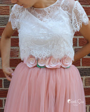 Andrea Floral Jeweled Bridal Sash (assorted colors) - C'est Ça New York