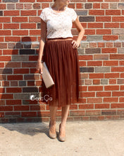 Coty Dark Brown Soft Tulle Skirt - C'est Ça New York