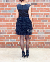 Celine Black Tiered Mini Tulle Skirt - C'est Ça New York