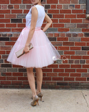 Beatrice Blush Pink Tulle Skirt - Midi - C'est Ça New York