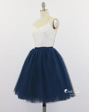 Clarisa Navy Blue Tulle Skirt - Midi - C'est Ça New York