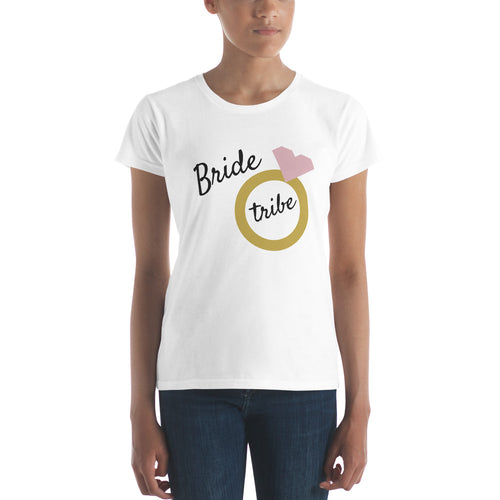Bride Tribe White Short Sleeve T-shirt - C'est Ça New York